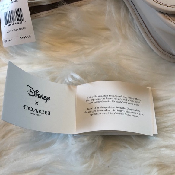 Coach Patricia Leather Saddle Bag with Mickey Ears - Picture 7 of 7